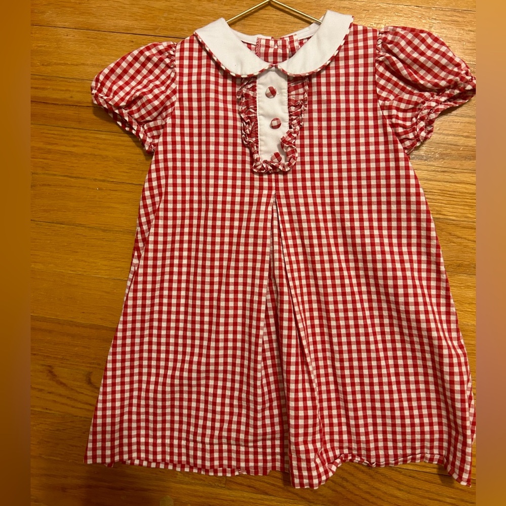 Red Check dress